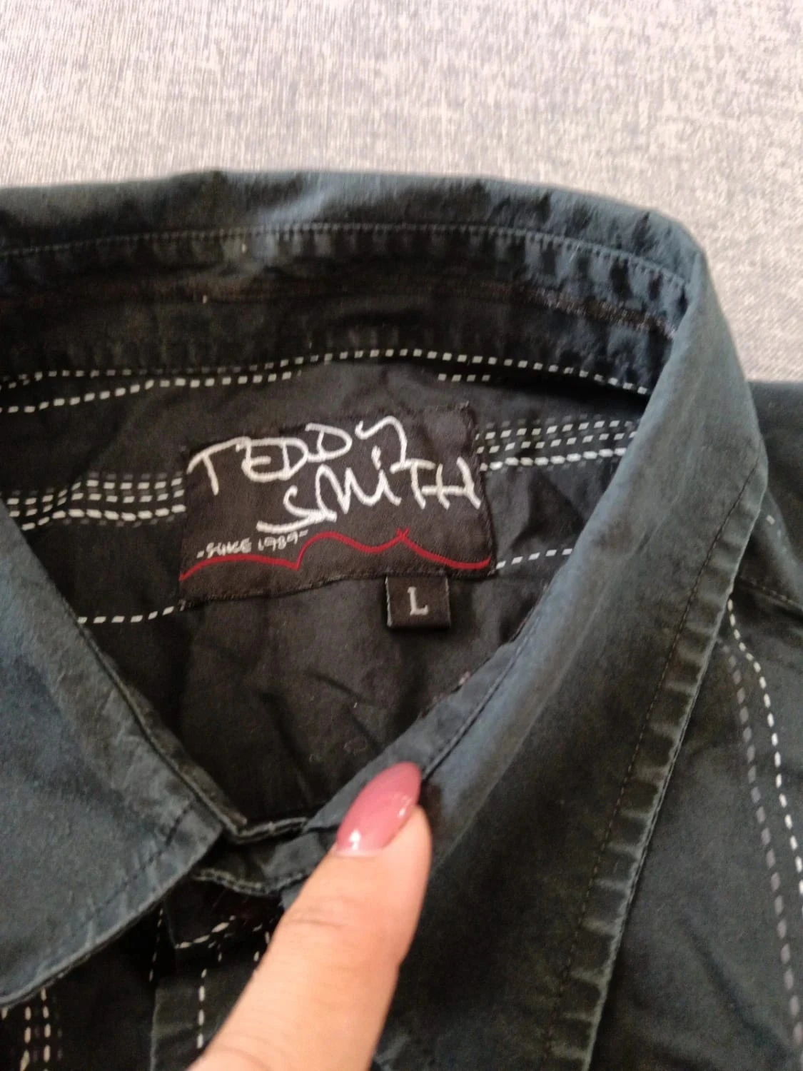 Camisa negra C26 Teddy Smith L – photo 3